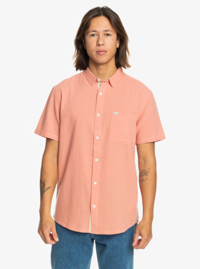 【タイムイズオン】MESH JACQUARD BOX SHORT SHIRT タイムイズオン】MESH JACQUARD BOX SHORT SHIRT メンズ