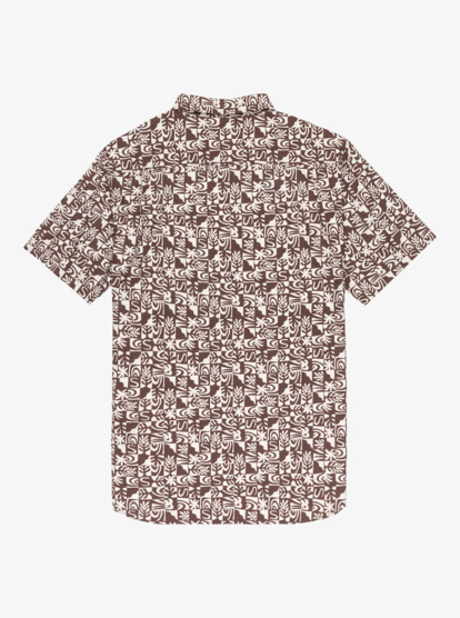 quiksilver, Apero Classic - Kurzärmliges Hemd für Männer, CHOCOLATE BROWN MINI DESERT CH (csd6) Apero Classic - Short Sleeve Shirt for Men  EQYWT04605