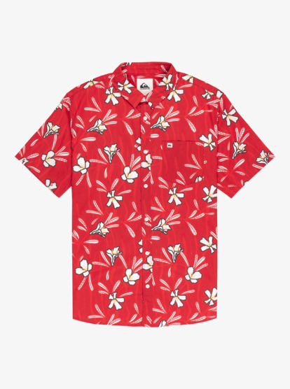 quiksilver, Apero Classic - Kurzärmliges Hemd für Männer, SALSA DUSTY FLORAL (rzm6) Apero Classic - Short Sleeve Shirt for Men  EQYWT04605