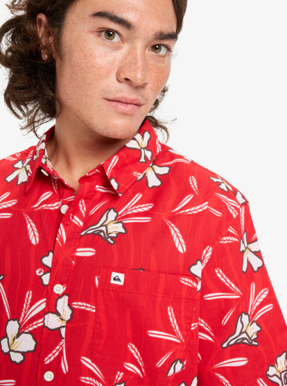 quiksilver, Apero Classic - Kurzärmliges Hemd für Männer, SALSA DUSTY FLORAL (rzm6) Apero Classic - Short Sleeve Shirt for Men  EQYWT04605