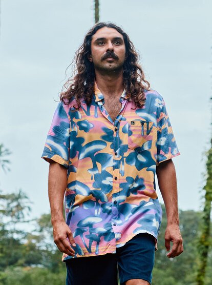 Safe Paradise - Short Sleeve Shirt for Men  EQYWT04607