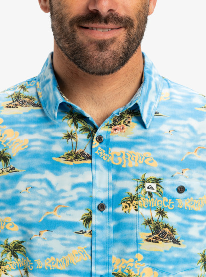 Safe Paradise - Short Sleeve Shirt for Men  EQYWT04607