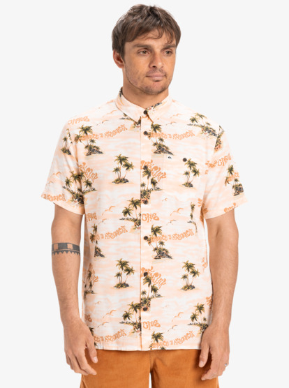 Safe Paradise - Short Sleeves Shirt for Men  EQYWT04607