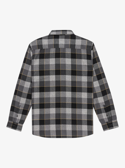 quiksilver, Motherfly Plaid - Langärmliges Hemd für Männer, IRON GATE MOTHERFLY CHECK (kzm1) Motherfly Plaid - Long Sleeve Shirt for Men  EQYWT04642