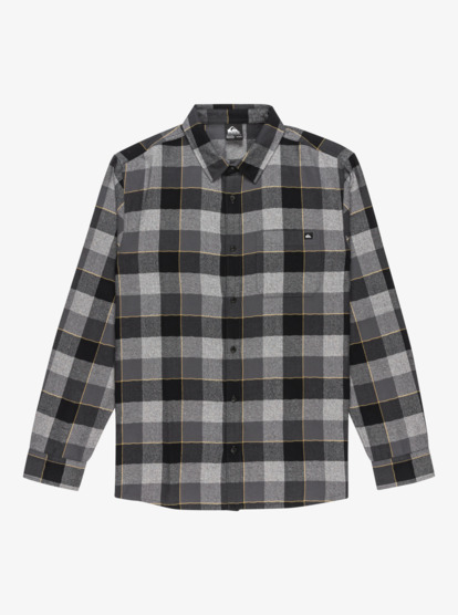quiksilver, Motherfly Plaid - Langärmliges Hemd für Männer, IRON GATE MOTHERFLY CHECK (kzm1) Motherfly Plaid - Long Sleeve Shirt for Men  EQYWT04642
