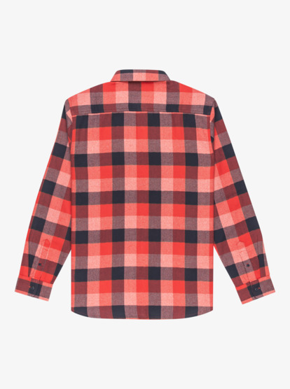 quiksilver, Motherfly Plaid - Long Sleeve Shirt for Men, MINERAL RED MOTHERFLY CHECK (mmz1) Motherfly Plaid - Long Sleeve Shirt for Men  EQYWT04642