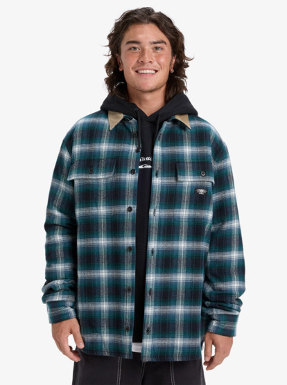 Mercury Desert Shadow Check - Long Sleeve Shirt for Men  EQYWT04643
