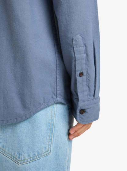 quiksilver, Motherfly Solid - Long Sleeve Shirt for Men, CHINA BLUE (bnd0) Motherfly Solid - Long Sleeve Shirt for Men  EQYWT04651