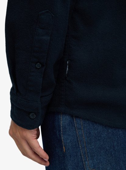 quiksilver, Motherfly Solid - Langärmliges Hemd für Männer, BLACK (kvj0) Motherfly Solid - Long Sleeve Shirt for Men  EQYWT04651