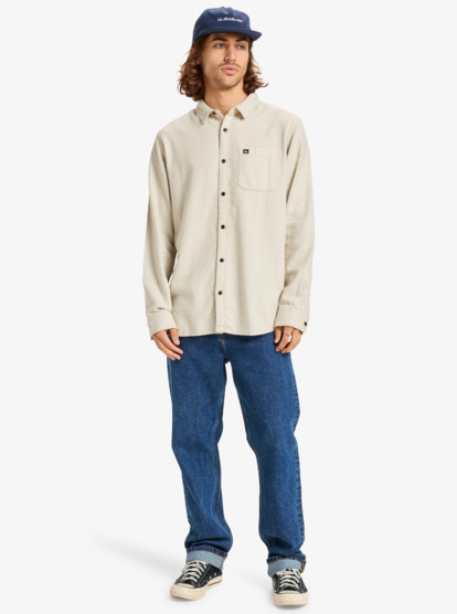 quiksilver, Motherfly Solid - Long Sleeve Shirt for Men, MOONSTRUCK (sfq0) Motherfly Solid - Long Sleeve Shirt for Men  EQYWT04651