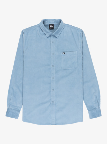 quiksilver, Smoke Trail Cord - Langärmliges Hemd für Männer, ASHLEY BLUE (bhl0) Smoke Trail Cord - Long Sleeve Shirt for Men  EQYWT04652