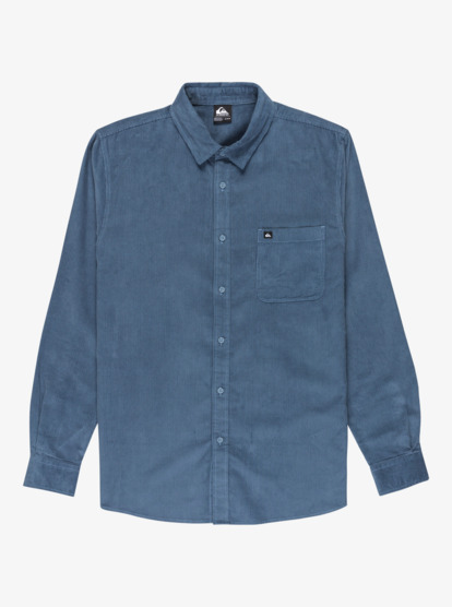 quiksilver, Smoke Trail Cord - Langärmliges Hemd für Männer, CHINA BLUE (bnd0) Smoke Trail Cord - Long Sleeve Shirt for Men  EQYWT04652