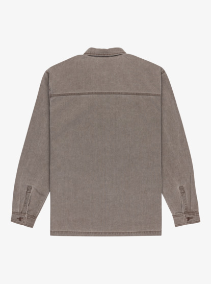 quiksilver, Mohab Washed Twill - Long Sleeve Shirt for Men, CHOCOLATE BROWN (csd0) Mohab Washed Twill - Long Sleeve Shirt for Men  EQYWT04654
