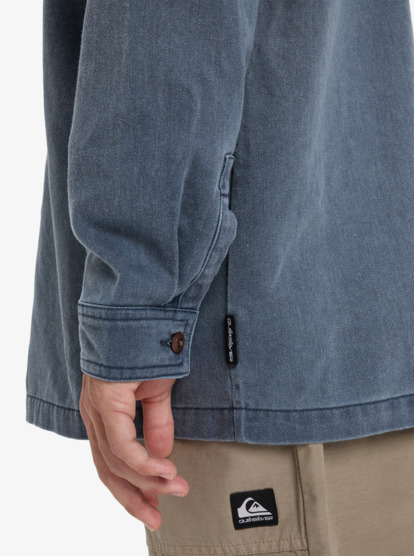 quiksilver, Mohab Washed Twill - Langärmliges Hemd für Männer, DARK NAVY (ktp0) Mohab Washed Twill - Long Sleeve Shirt for Men  EQYWT04654