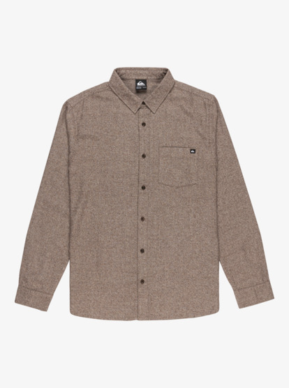quiksilver, Motherfly Heather - Overhemd met Lange Mouwen voor Heren, CHOCOLATE BROWN (csd0) Motherfly Heather - Long Sleeve Shirt for Men  EQYWT04659