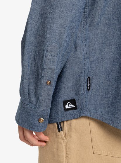 quiksilver, Yosemite Chambrayls - Long Sleeve Shirt for Men, DARK NAVY (ktp0) Yosemite Chambrayls - Long Sleeve Shirt for Men  EQYWT04660