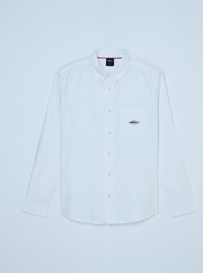 quiksilver, Diamond - Long Sleeve Shirt for Men, WHITE (wbb0) Diamond - Long Sleeve Shirt for Men  EQYWT04665
