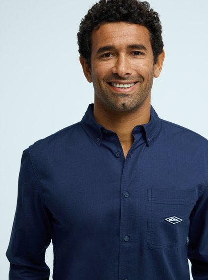 quiksilver, Diamond - Chemise manches longues pour Homme, DARK NAVY (ktp0) Diamond - Long Sleeve Shirt for Men  EQYWT04665