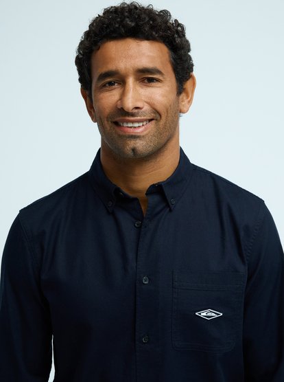 quiksilver, Diamond - Langärmliges Hemd für Männer, BLACK (kvj0) Diamond - Long Sleeve Shirt for Men  EQYWT04665