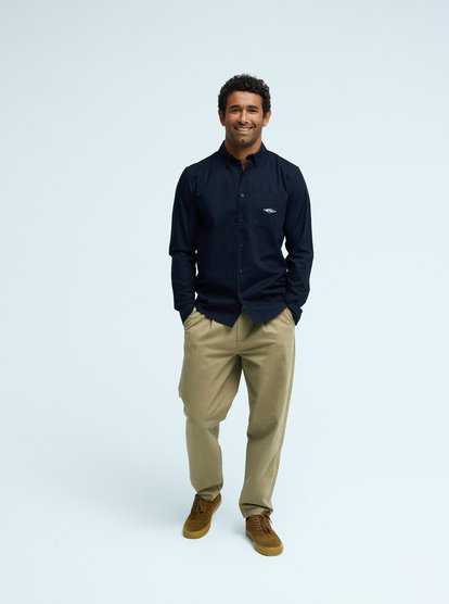 quiksilver, Diamond - Langärmliges Hemd für Männer, BLACK (kvj0) Diamond - Long Sleeve Shirt for Men  EQYWT04665