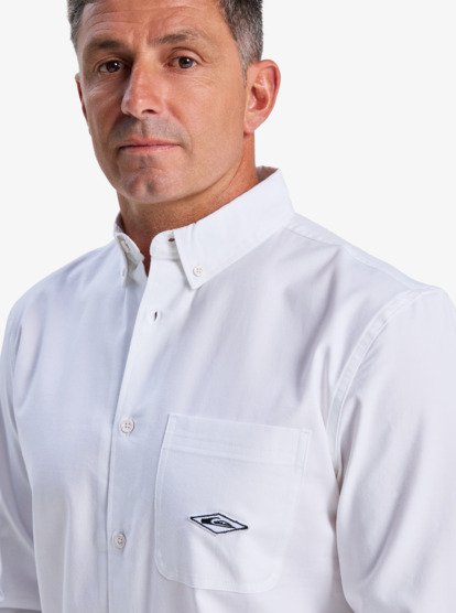 quiksilver, Diamond - Long Sleeve Shirt for Men, WHITE (wbb0) Diamond - Long Sleeve Shirt for Men  EQYWT04665