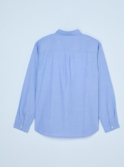 quiksilver, Diamond Chambray - Camicia a Maniche Lunghe da Uomo, ASHLEY BLUE (bhl0) Diamond Chambray - Long Sleeve Shirt for Men  EQYWT04666