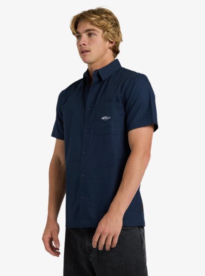 quiksilver, Diamond - Kurzärmliges Hemd für Männer, DARK NAVY (ktp0) Diamond - Short Sleeve Shirt for Men  EQYWT04667