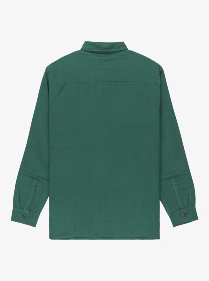 quiksilver, Husson Sherpa - Long Sleeve Overshirt for Men, TREKKING GREEN (tkr) Husson Sherpa - Long Sleeve Overshirt for Men  EQYWT04668