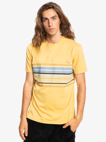 Rythmic Stripe - Short Sleeve T-Shirt for Men  EQYZT06682