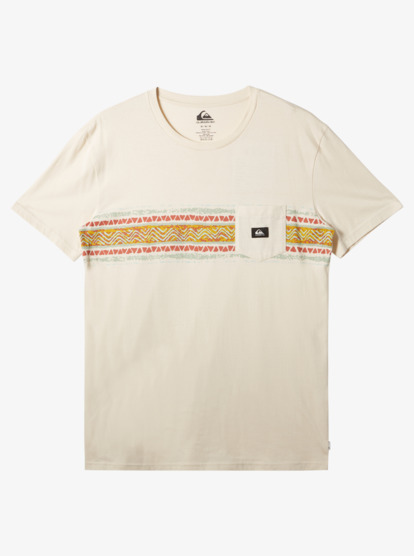quiksilver, Mesa Stripe - Pocket T-Shirt for Men, BIRCH (wdw0) Mesa Stripe - Pocket T-Shirt for Men  EQYZT07482