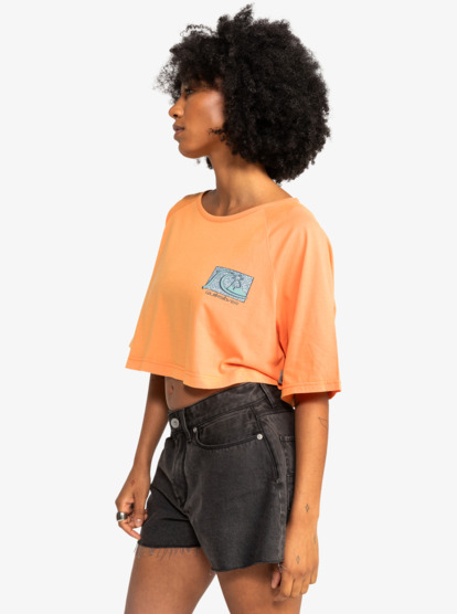 UNI - Maxi Cropped T-Shirt for Women  EQYZT07603