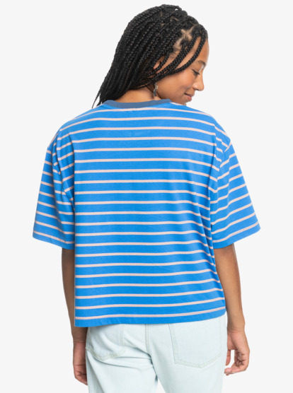 UNI Stripe And Arts - Short Sleeves T-shirt for Women  EQYZT07902