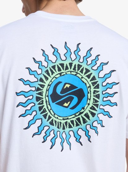 quiksilver, EV Beach Blast - T-shirt met Korte mouw voor Heren, WHITE (wbb0) EV Beach Blast - Short Sleeves T-Shirt for Men  EQYZT08046
