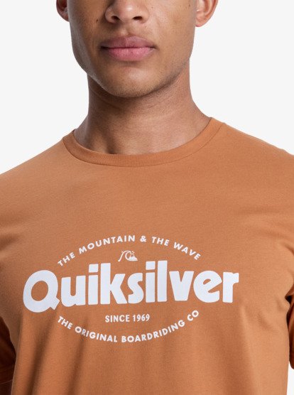 quiksilver, Ev Shape All Day - Short Sleeves T-Shirt for Men, BRAN (cmn0) Ev Shape All Day - Short Sleeves T-Shirt for Men  EQYZT08052