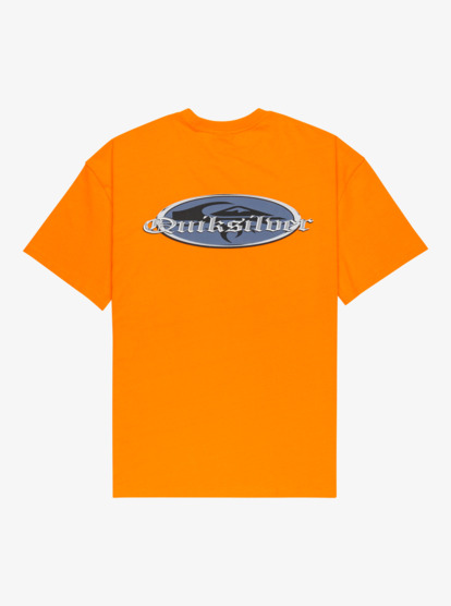 quiksilver, Mercury Chrome Oldenglish - Short Sleeve T-Shirt for Men, ORANGE PEEL (nkq0) Mercury Chrome Oldenglish - Short Sleeve T-Shirt for Men  EQYZT08110