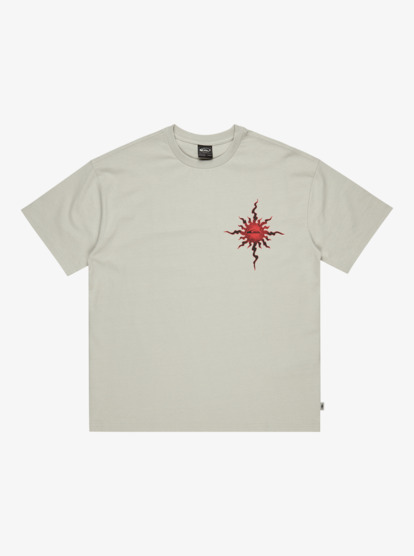 quiksilver, Solaris - Short Sleeve T-Shirt for Men, LUNAR ROCK (sfb0) Solaris - Short Sleeve T-Shirt for Men  EQYZT08111