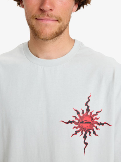 quiksilver, Solaris - Short Sleeve T-Shirt for Men, LUNAR ROCK (sfb0) Solaris - Short Sleeve T-Shirt for Men  EQYZT08111