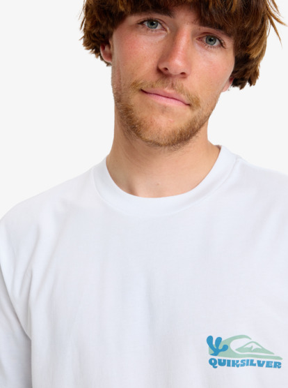 quiksilver, Ev Everyday Paradise - T-shirt met Zeefdruk met Korte mouw voor Heren, WHITE (wbb0) Ev Everyday Paradise - Short Sleeve T-Shirt for Men  EQYZT08131