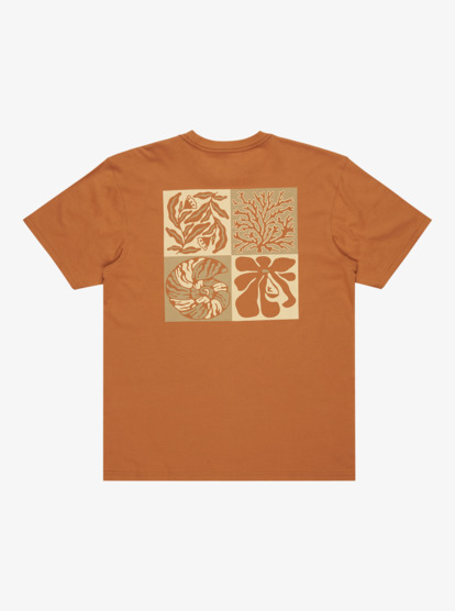 quiksilver, Evo Interconnected - Short Sleeve T-Shirt for Men, BRAN (cmn0) Evo Interconnected - Short Sleeve T-Shirt for Men  EQYZT08132