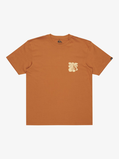 quiksilver, Evo Interconnected - Short Sleeve T-Shirt for Men, BRAN (cmn0) Evo Interconnected - Short Sleeve T-Shirt for Men  EQYZT08132