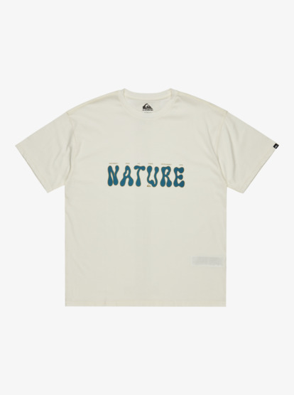 quiksilver, Nature - Kurzärmliges T-Shirt mit Screen-Print für Männer, SNOW WHITE (wbk0) Nature - Short Sleeve T-Shirt for Men  EQYZT08134