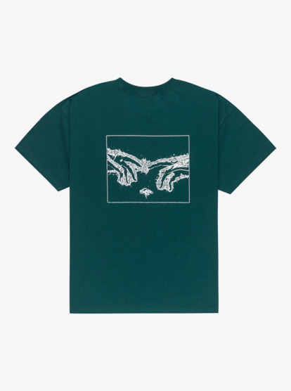 quiksilver, Electric Connection - Short Sleeve T-Shirt for Men, BOTANICAL GARDEN (gze0) Electric Connection - Short Sleeve T-Shirt for Men  EQYZT08165