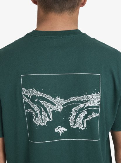 quiksilver, Electric Connection - Short Sleeve T-Shirt for Men, BOTANICAL GARDEN (gze0) Electric Connection - Short Sleeve T-Shirt for Men  EQYZT08165