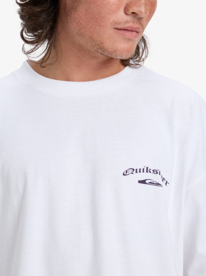quiksilver, Stretch Tribal - T-Shirt à manches courtes pour Homme, WHITE (wbb0) Stretch Tribal - Short Sleeve T-Shirt for Men  EQYZT08166