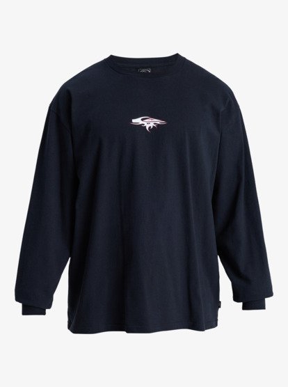 quiksilver, Mercury Old English - Long Sleeve T-Shirt for Men, BLACK (kvj0) Mercury Old English - Long Sleeve T-Shirt for Men  EQYZT08169