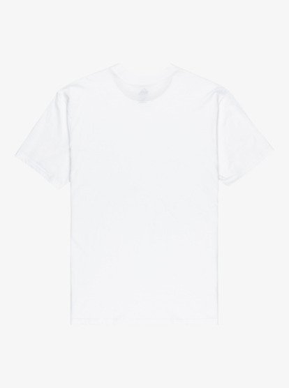 quiksilver, Ev Mini Logo - T-Shirt à manches courtes pour Homme, WHITE (wbb0) Ev Mini Logo - Short Sleeve T-Shirt for Men  EQYZT08181