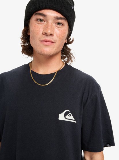 quiksilver, Ev Mini Logo - Short Sleeve T-Shirt for Men, BLACK (kvj0) Ev Mini Logo - Short Sleeve T-Shirt for Men  EQYZT08181