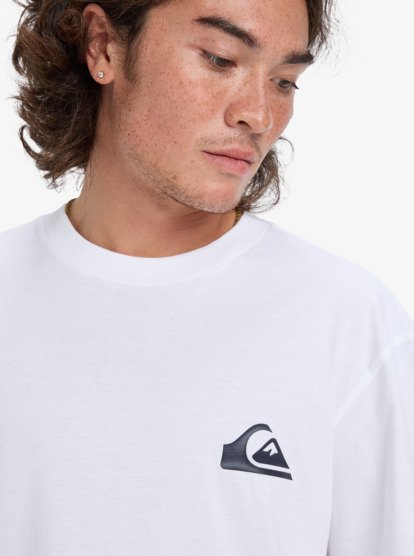 quiksilver, Ev Mini Logo - T-Shirt à manches courtes pour Homme, WHITE (wbb0) Ev Mini Logo - Short Sleeve T-Shirt for Men  EQYZT08181