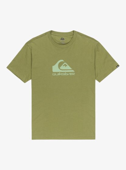 quiksilver, Ev Comp Logo - T-Shirt à manches courtes pour Homme, LODEN GREEN (gng0) Ev Comp Logo - Short Sleeve T-Shirt for Men  EQYZT08182
