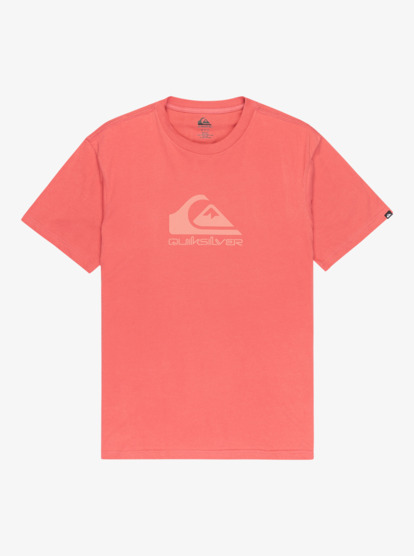 quiksilver, Ev Comp Logo - Short Sleeve T-Shirt for Men, MINERAL RED (mmz0) Ev Comp Logo - Short Sleeve T-Shirt for Men  EQYZT08182